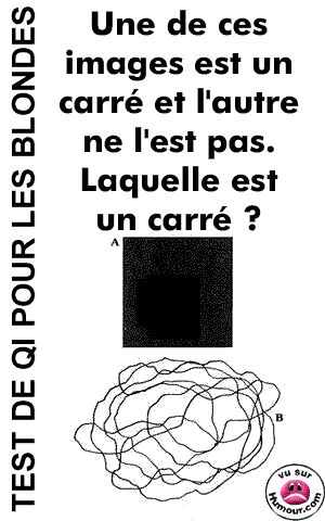 Test de blonde